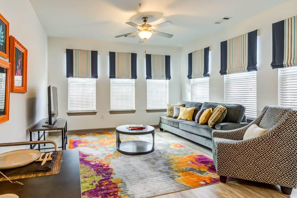 the boundary at west end off campus apartments near east carolina university ecu fully furnished living room